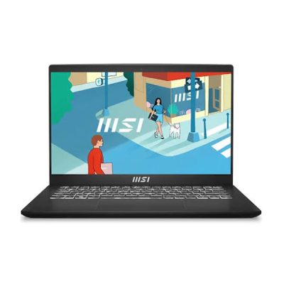 MSI Modern 14 C13M-435IN Laptop (i7-1355U / UMA / 16GB / 512GB / IPS-Level FHD 14 / W/O-Bag / Classic_Black)